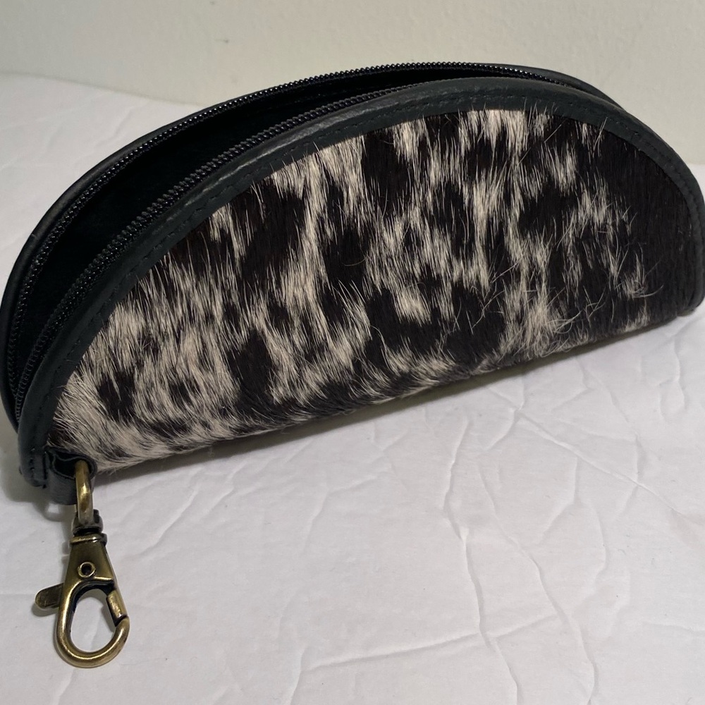 🔥Genuine Leather Faux-Fur Glasses Case
